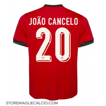 Portogallo Joao Cancelo #20 Maglia Gara Casa Repliche Europei 2024